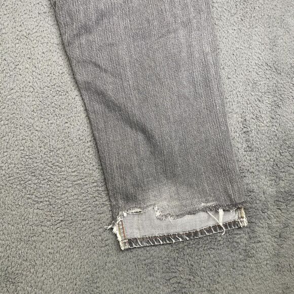 Vintage Levis SilverTab Jeans Mens 40x30 Gray Baggy Fit Distressed Y2k 90s Denim - Picture 15 of 16